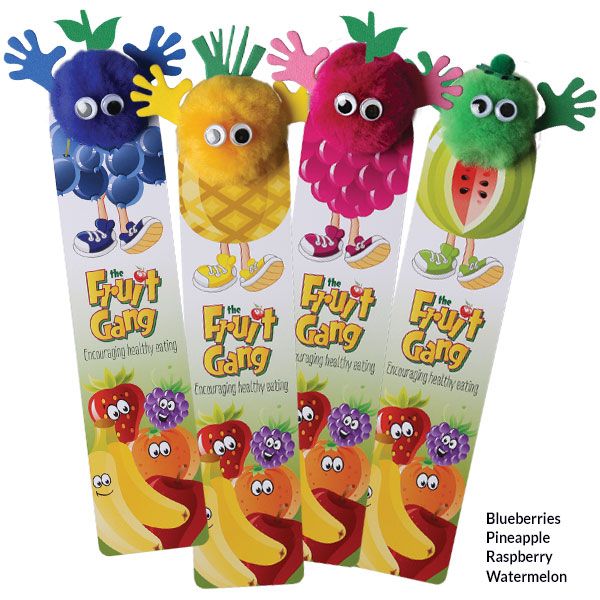 Healthy Logobug Characters on a Bookmark!