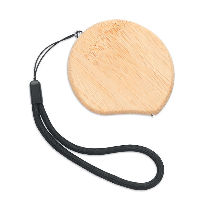 Branded Measuring tape in bamboo 2m