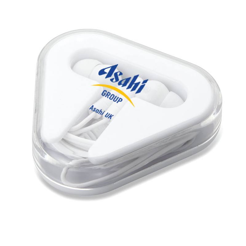 Earphones in PS case