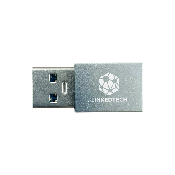 Branded USB to USB-C Adapter