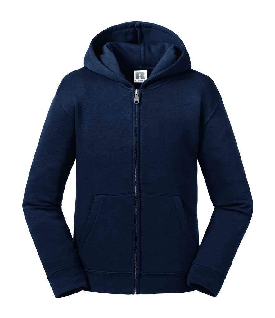 Russell Kids Authentic Zip Hooded Sweatshirt French Navy