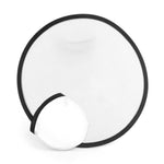 Foldable Foldaway Frisbee with Pouch and Black trim