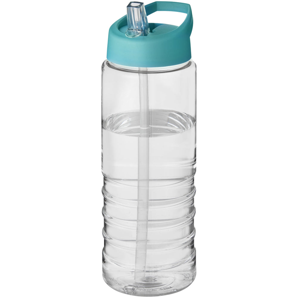 Branded H2O Active® Treble 750 ml spout lid sport bottle