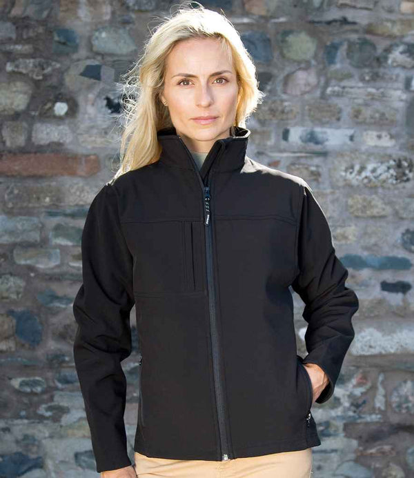 Result Ladies Classic Soft Shell Jacket Black