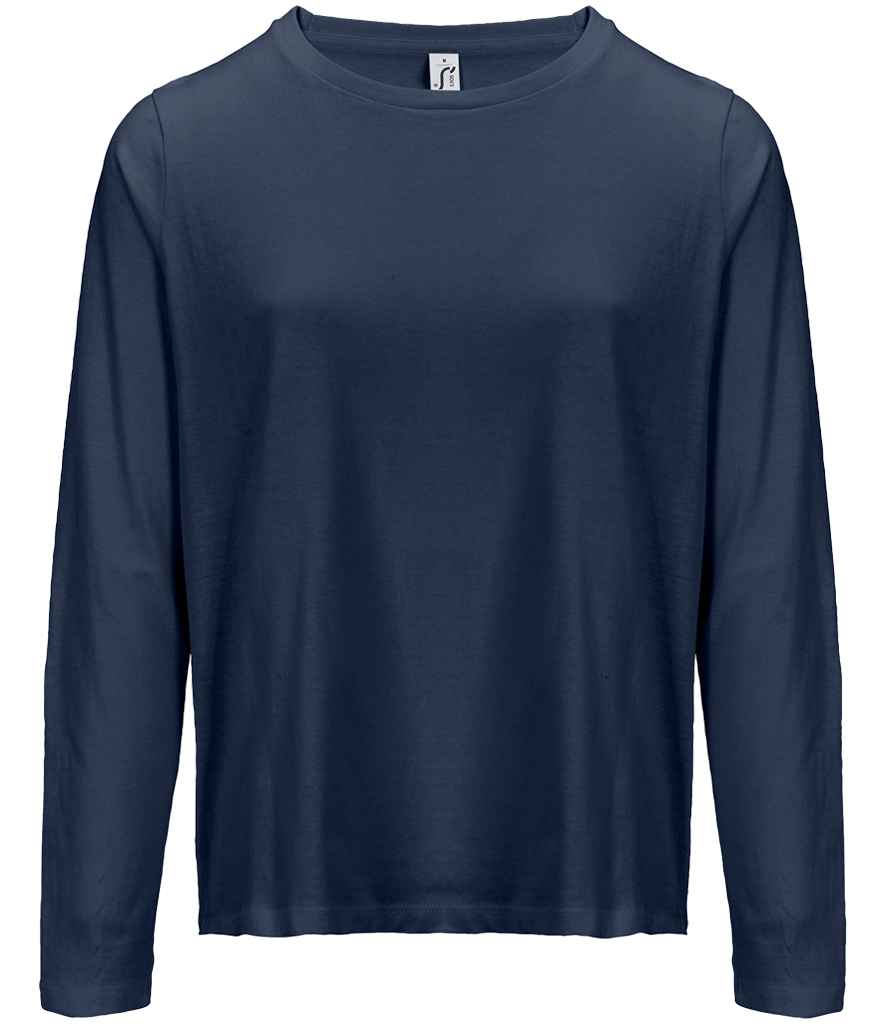 SOL'S Ladies Monarch Long Sleeve T-Shirt Navy