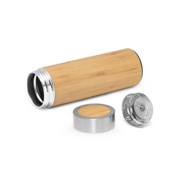 NATUREL. Bamboo and stainless steel thermos 430 mL