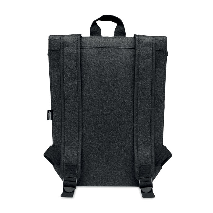Branded RPET felt backpack