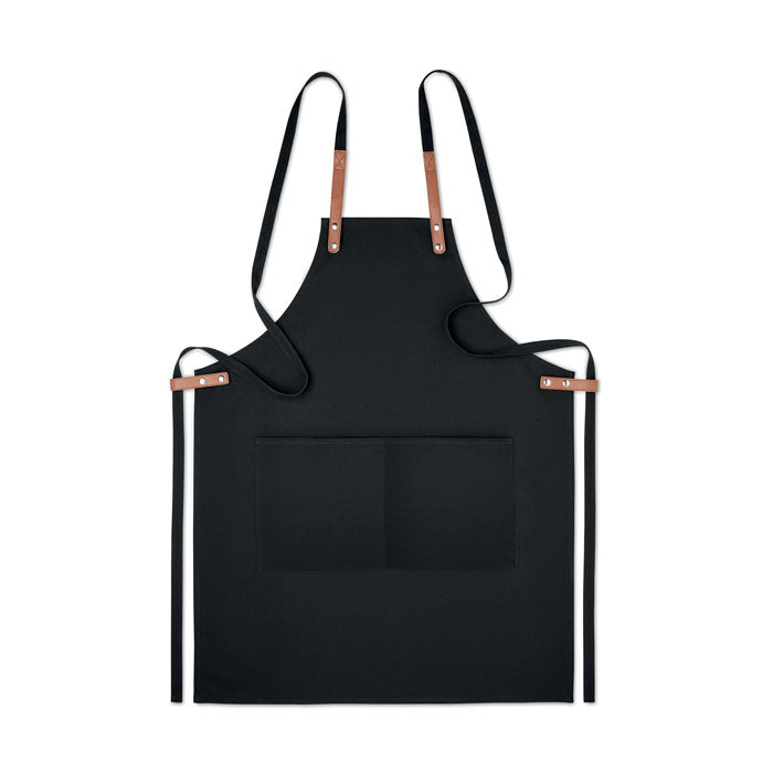 Branded Organic cotton apron 340 gr/m²