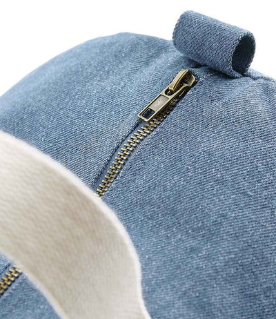 BagBase Denim Barrel Bag