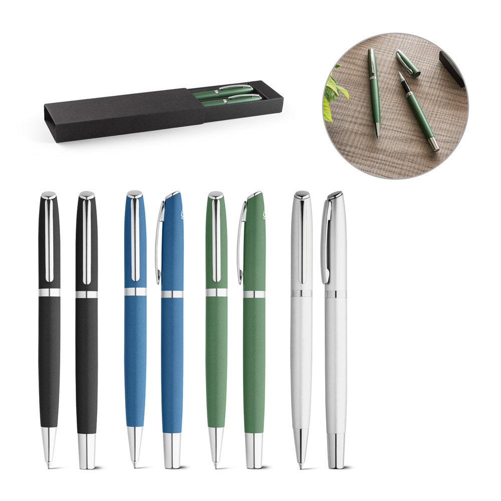 Re-Lando Rollerball and Ballpen Set Black