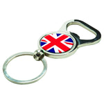 Bottle Opener Alloy Round Injection Keyring