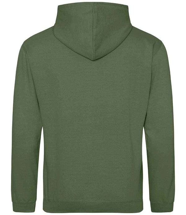 AWDis College Hoodie Earthy Green