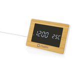 Branded Utah RCS recycled plastic and bamboo LED clock