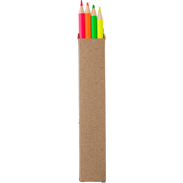 Branded Saling Coloured highlighter pencil set (4pc)