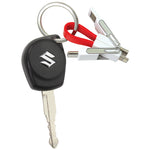 Magnetic Slide USB Cable Keyring - 3-in-1