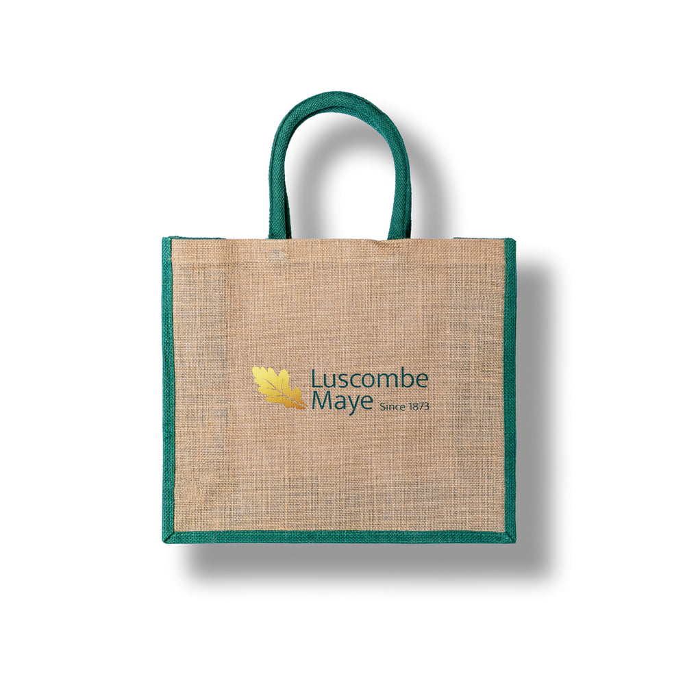 Aura Accented Jute Bag