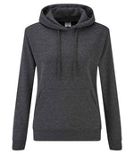 Fruit of the Loom Classic Lady Fit Hooded Sweatshirt Dark Heather