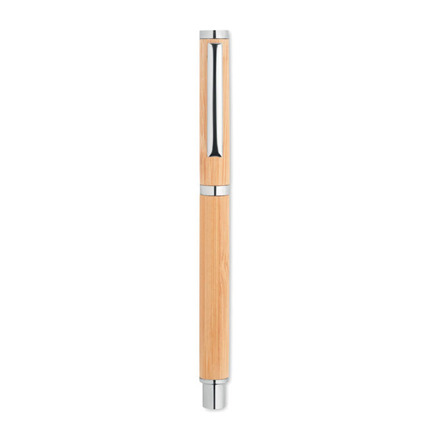 Bamboo gel pen | Branded Bamboo Rollerball gel pen