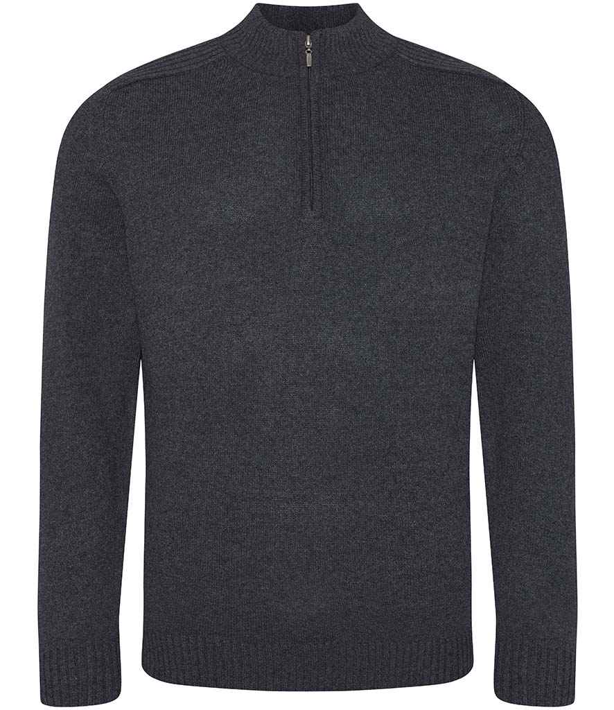 Branded Ecologie Unisex Wakhan Zip Neck Sustainable Sweater