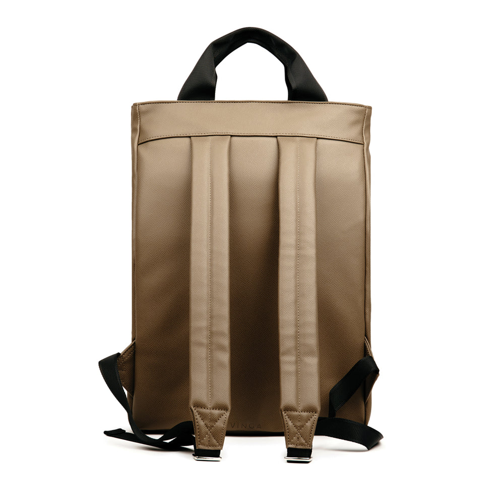 Branded VINGA Bermond RCS recycled PU backpack