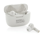 Branded RCS recycled plastic Liberty Pro wireless earbuds