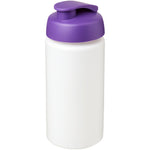 Branded Baseline® Plus grip 500 ml flip lid sport bottle