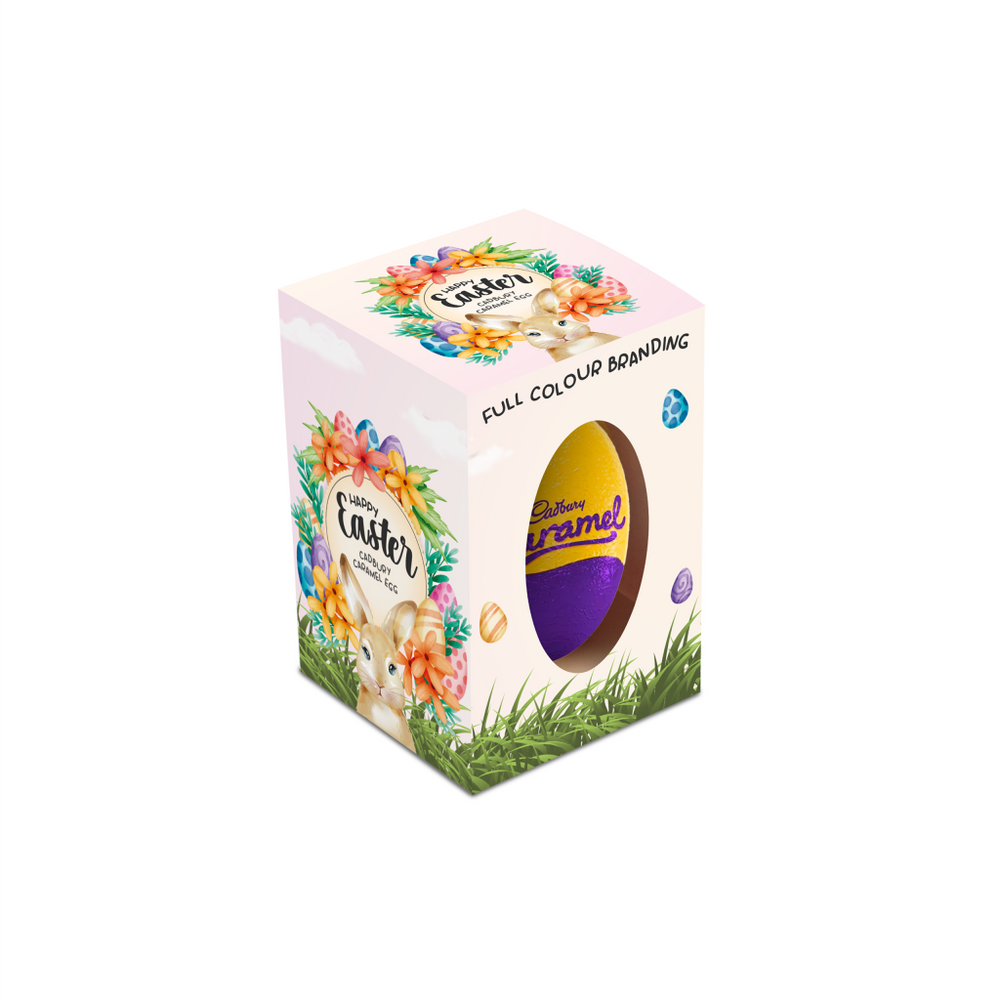 Easter, Eco Mini Egg Box, Caramel Egg, Bespoke