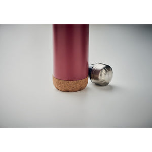 Double wall bottle 500 ml with Cork Base