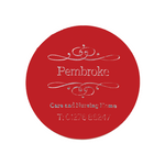 Recycled Large Leather Round Coaster