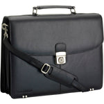 Branded Charles Dickens® leather briefcase