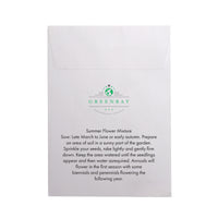Seed Pack in White Paper Envelope