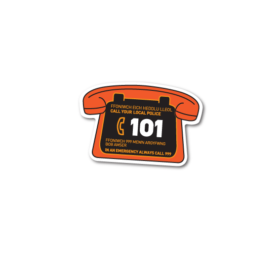 Telephone Shaped Fridge Magnet