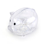 Branded Translucent Plastic Pig Shaped Piggy Bank