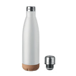 Double wall bottle 500 ml with Cork Base