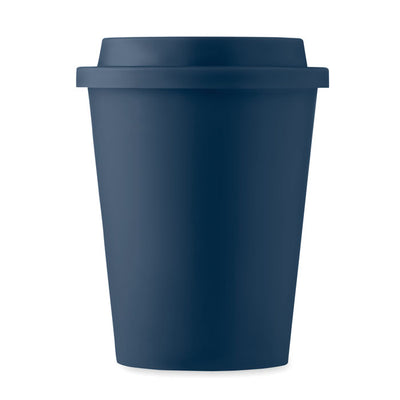 Double wall tumbler PP 300 ml with drinking lid
