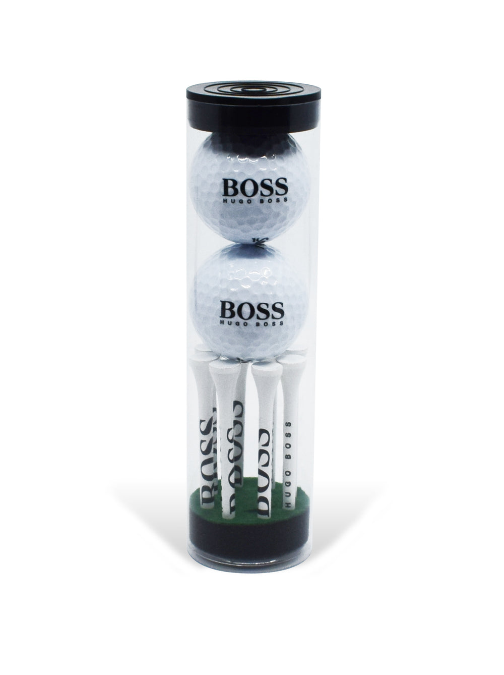 Branded Golf Tube with Golf Balls & Bamboo Tees - 168mm x 47mm