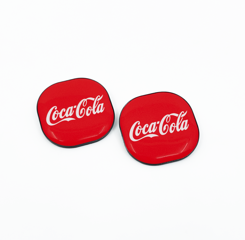 Branded 26 mm Quatro square golf ball marker