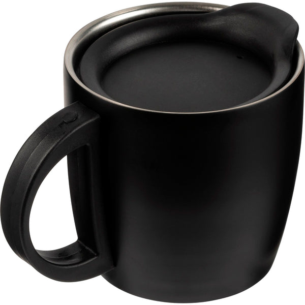 Branded Westington Double walled steel travel mug (350 ml)