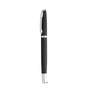 RE-LANDO-SET. Roller and ball pen set with 100% recycled aluminium body