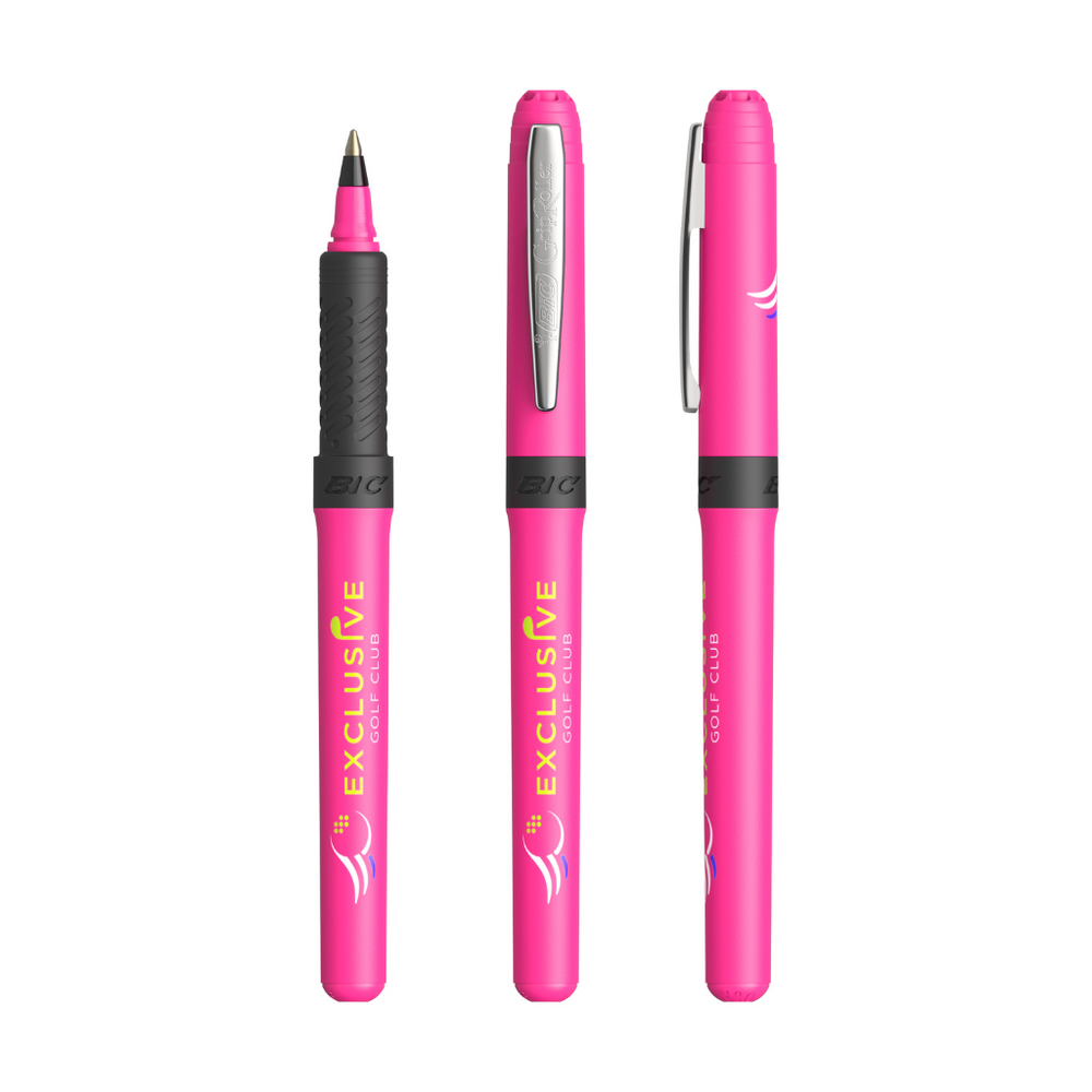 BIC® Grip Roller Pink with Black Ink