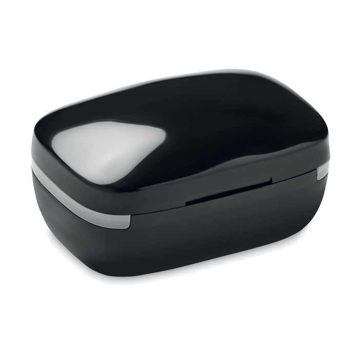 Branded TWS earbuds with charging case