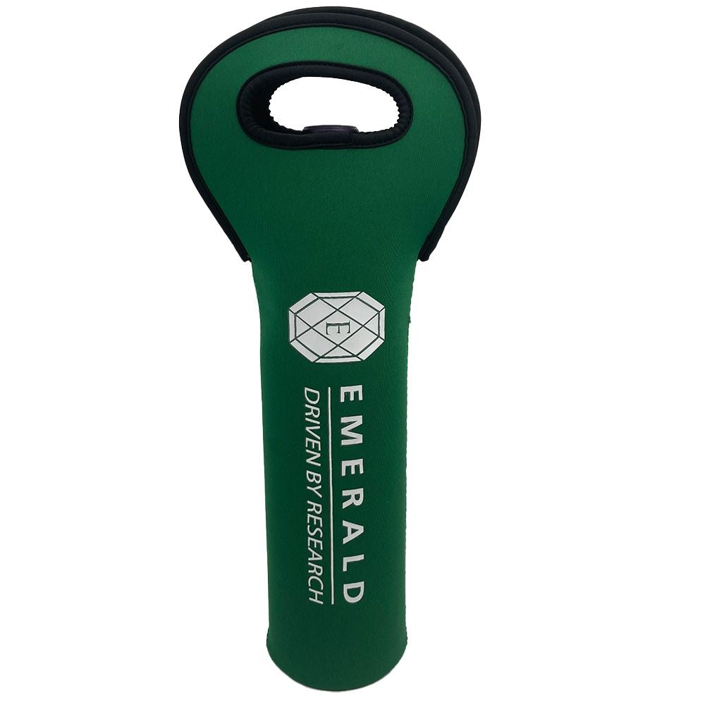Branded Neoprene Wine Bottle Holder