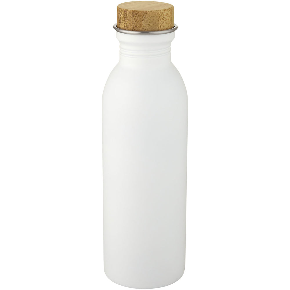 Branded Kalix 650 ml stainless steel water bottle