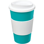 Branded Americano® 350 ml insulated tumbler with grip