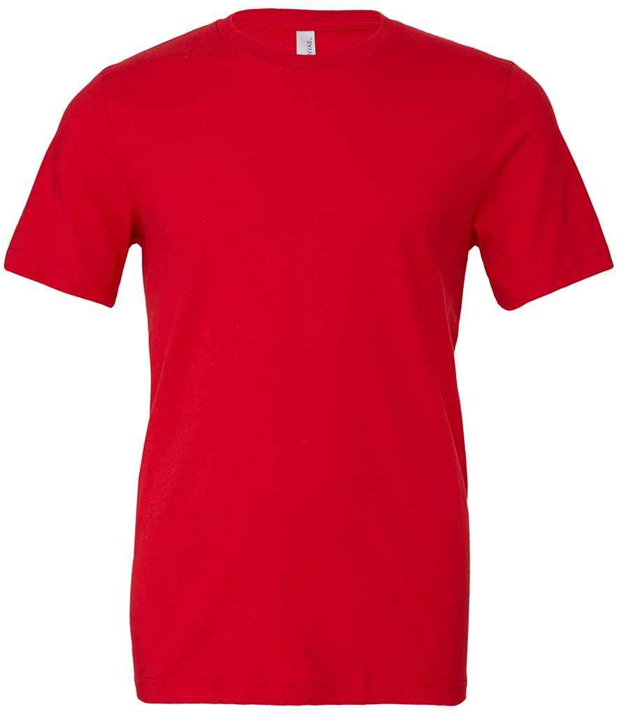 Canvas Unisex Crew Neck T-Shirt Red
