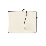 Branded Recycled PU A5 lined notebook