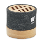 Branded Bamboo RPET wireless speaker