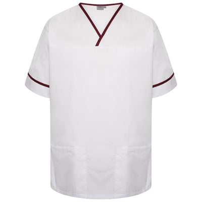 Behrens Contrast Trim Smart Scrub Top