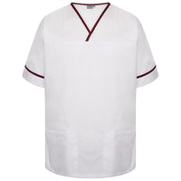 Behrens Contrast Trim Smart Scrub Top