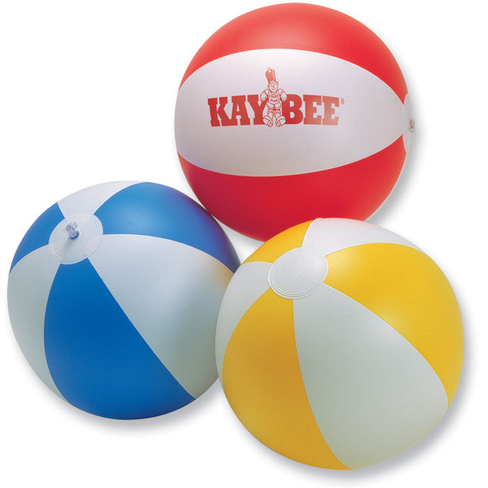 Inflatable beach ball Blue/White